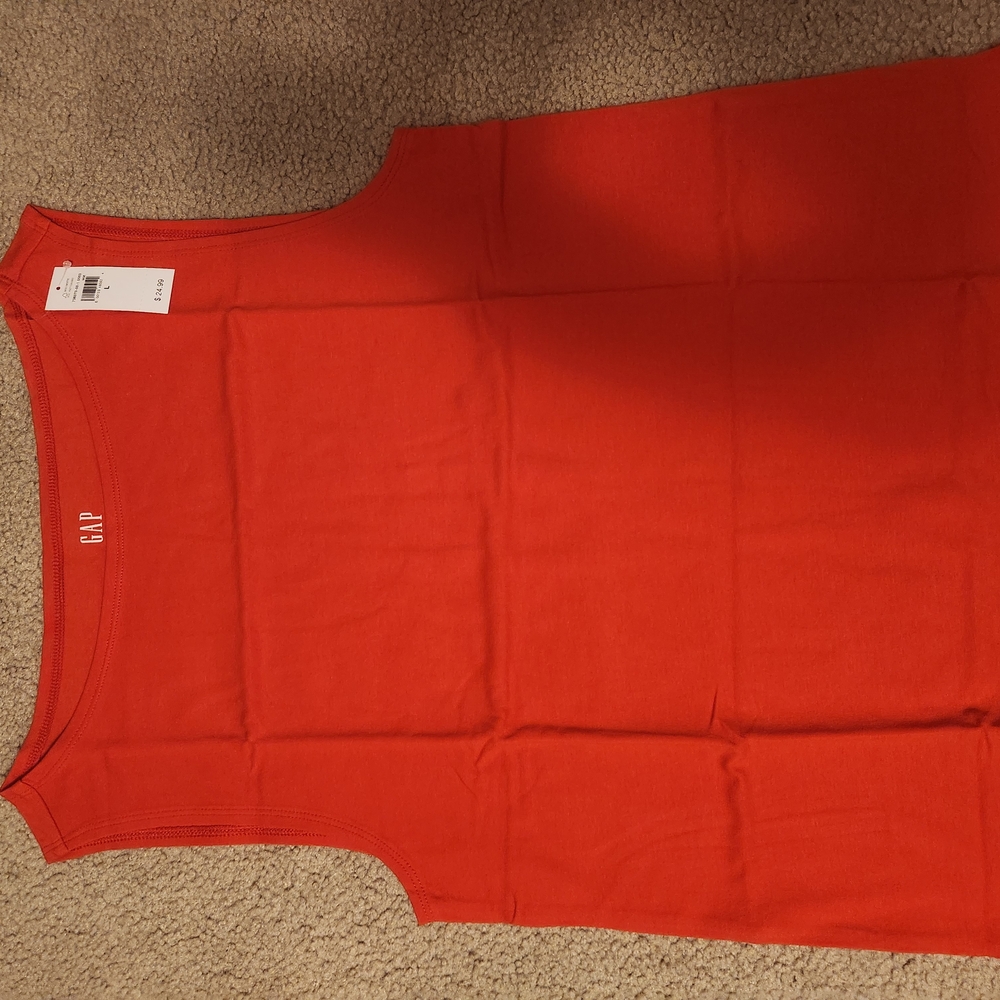 GAP Women's Red Tank Top